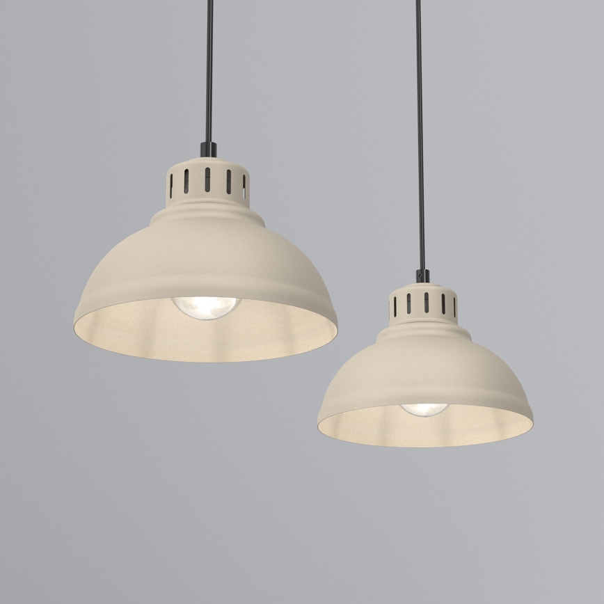 Chandelier on a string SVEN 2xE27/15W/230V beige