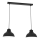 Chandelier on a string SVEN 2xE27/15W/230V black