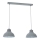 Chandelier on a string SVEN 2xE27/15W/230V grey