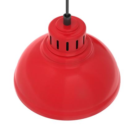 Chandelier on a string SVEN 2xE27/15W/230V red