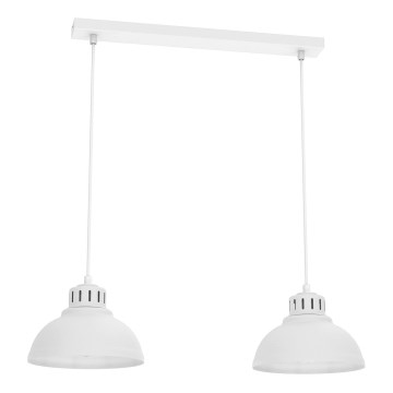 Chandelier on a string SVEN 2xE27/15W/230V white