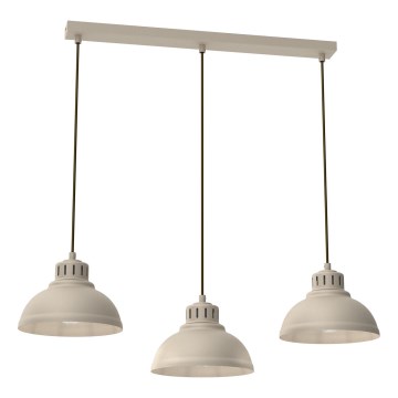 Chandelier on a string SVEN 3xE27/15W/230V beige