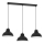 Chandelier on a string SVEN 3xE27/15W/230V black