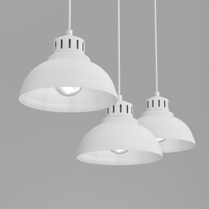 Chandelier on a string SVEN 3xE27/15W/230V white