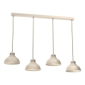 Chandelier on a string SVEN 4xE27/15W/230V beige