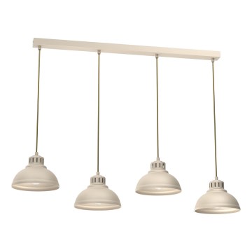 Chandelier on a string SVEN 4xE27/15W/230V beige