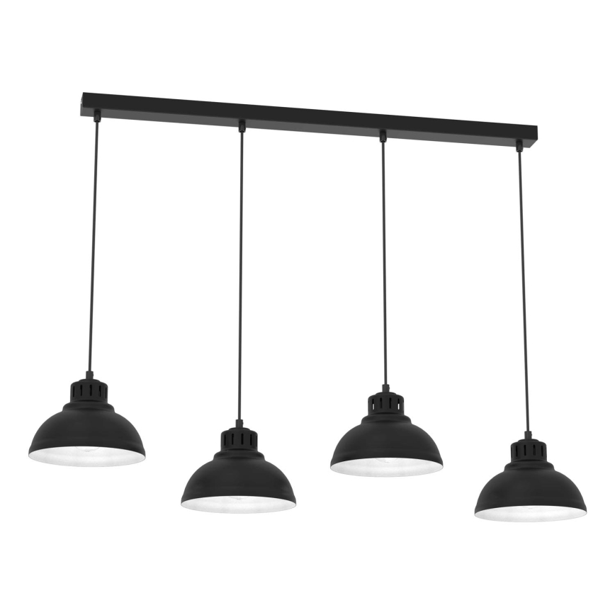 Chandelier on a string SVEN 4xE27/15W/230V black