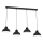 Chandelier on a string SVEN 4xE27/15W/230V black