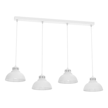 Chandelier on a string SVEN 4xE27/15W/230V white
