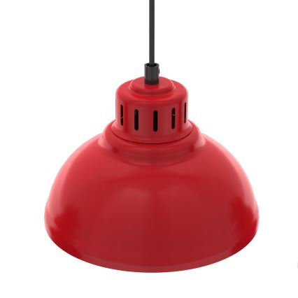 Chandelier on a string SVEN 5xE27/15W/230V red