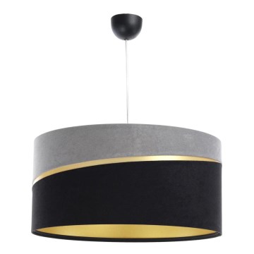 Chandelier on a string SWING 1xE27/60W/230V black/grey/gold