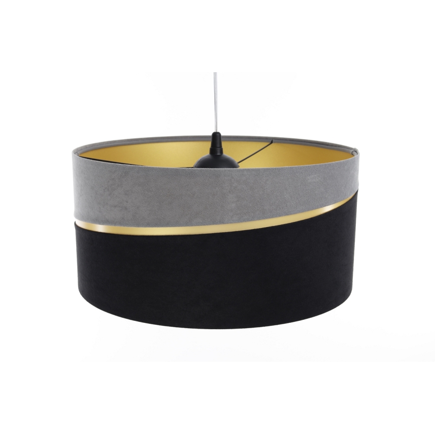 Chandelier on a string SWING 1xE27/60W/230V black/grey/gold