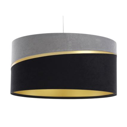 Chandelier on a string SWING 1xE27/60W/230V black/grey/gold
