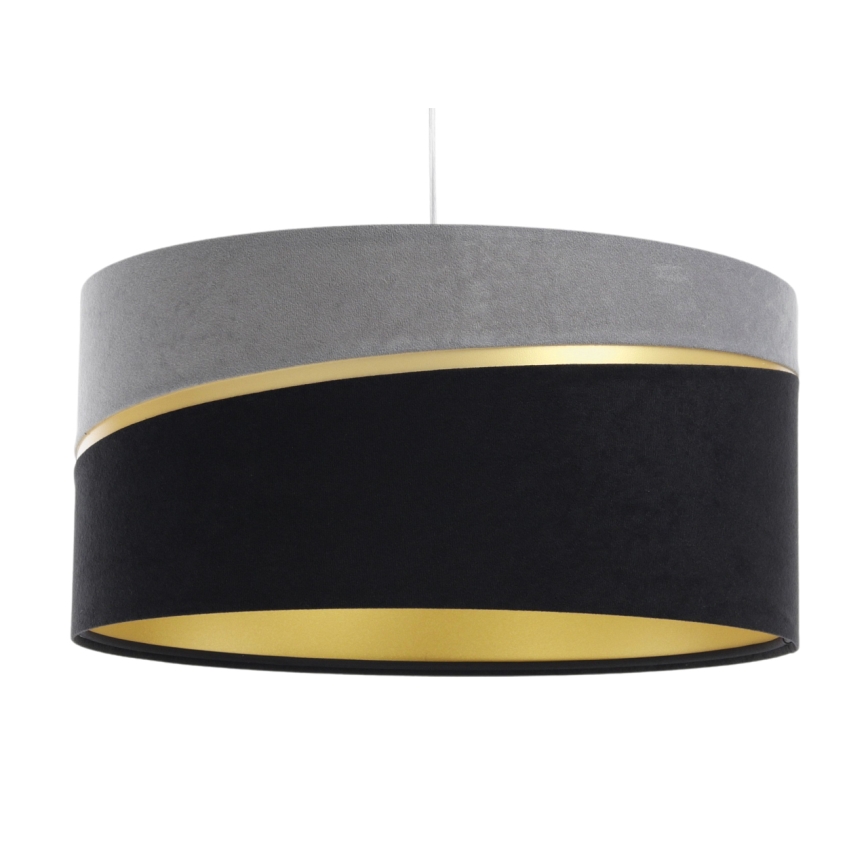 Chandelier on a string SWING 1xE27/60W/230V black/grey/gold