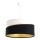 Chandelier on a string SWING 1xE27/60W/230V black/white/gold