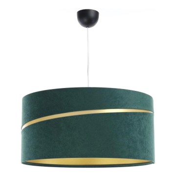 Chandelier on a string SWING 1xE27/60W/230V green/gold