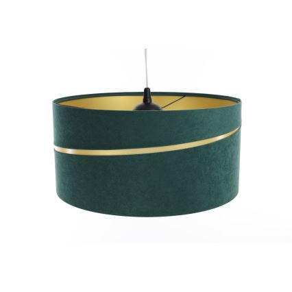 Chandelier on a string SWING 1xE27/60W/230V green/gold