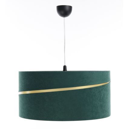 Chandelier on a string SWING 1xE27/60W/230V green/gold