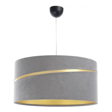 Chandelier on a string SWING 1xE27/60W/230V grey/gold