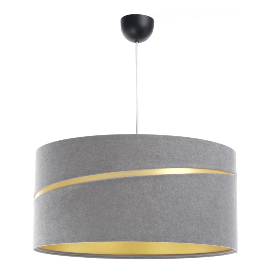 Chandelier on a string SWING 1xE27/60W/230V grey/gold