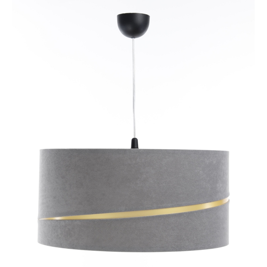 Chandelier on a string SWING 1xE27/60W/230V grey/gold