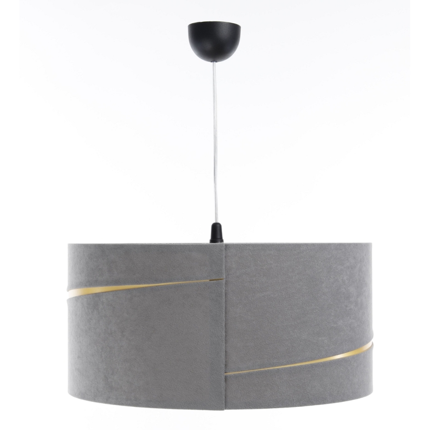 Chandelier on a string SWING 1xE27/60W/230V grey/gold