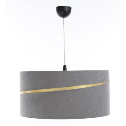 Chandelier on a string SWING 1xE27/60W/230V grey/gold