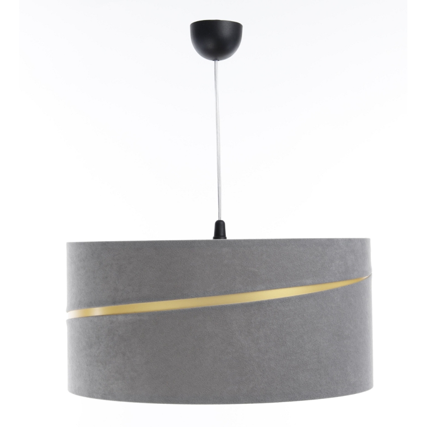 Chandelier on a string SWING 1xE27/60W/230V grey/gold