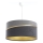 Chandelier on a string SWING 1xE27/60W/230V grey/gold
