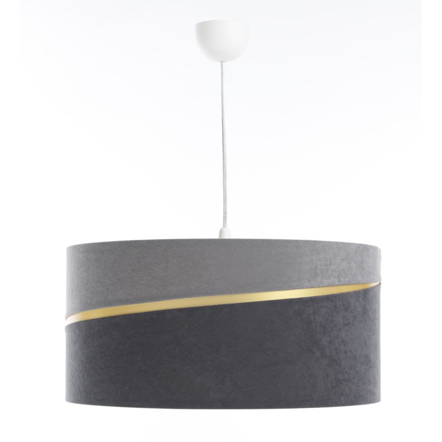 Chandelier on a string SWING 1xE27/60W/230V grey/gold