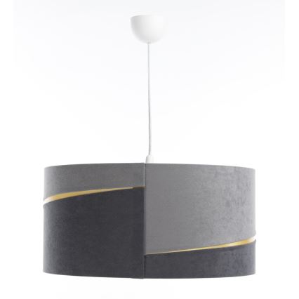 Chandelier on a string SWING 1xE27/60W/230V grey/gold