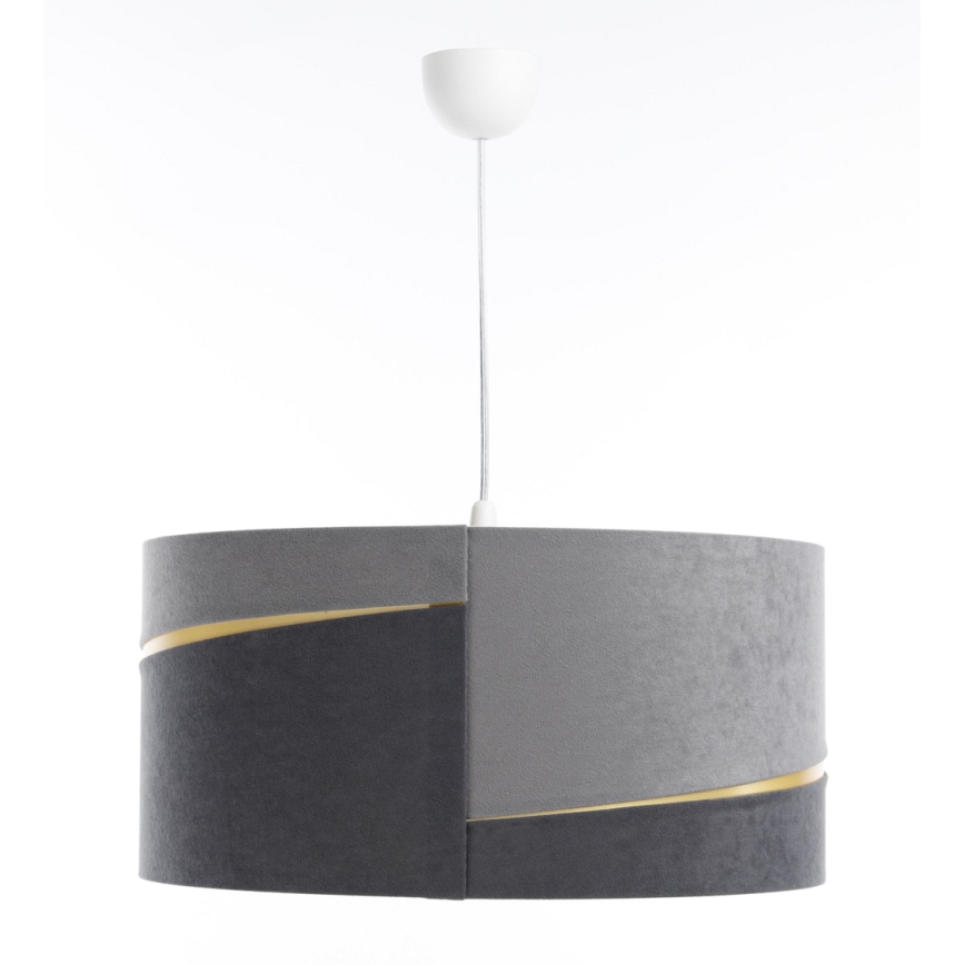 Chandelier on a string SWING 1xE27/60W/230V grey/gold