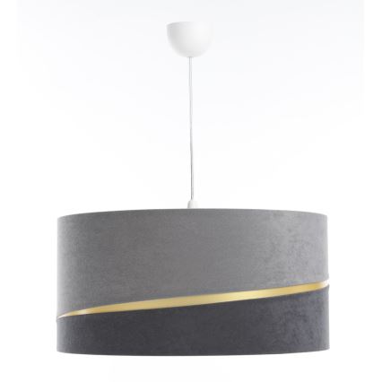 Chandelier on a string SWING 1xE27/60W/230V grey/gold