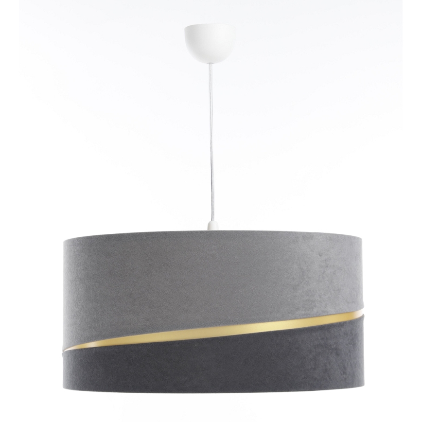 Chandelier on a string SWING 1xE27/60W/230V grey/gold