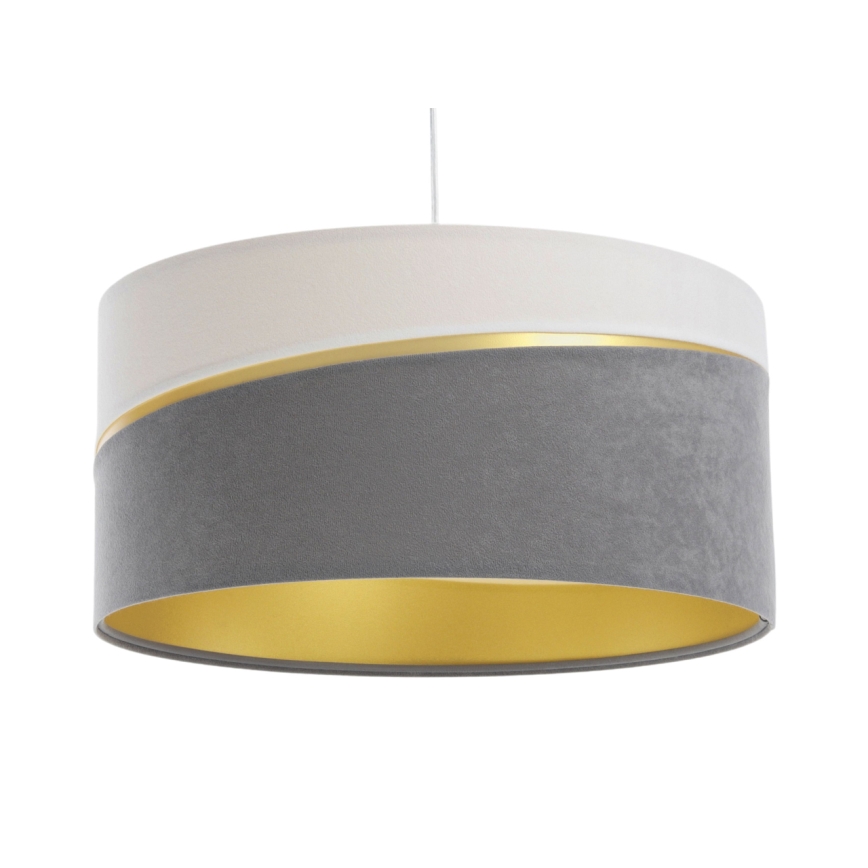Chandelier on a string SWING 1xE27/60W/230V grey/white/gold