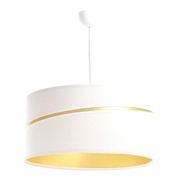 Chandelier on a string SWING 1xE27/60W/230V white/gold