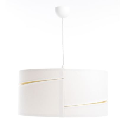 Chandelier on a string SWING 1xE27/60W/230V white/gold
