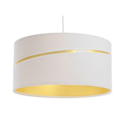 Chandelier on a string SWING 1xE27/60W/230V white/gold