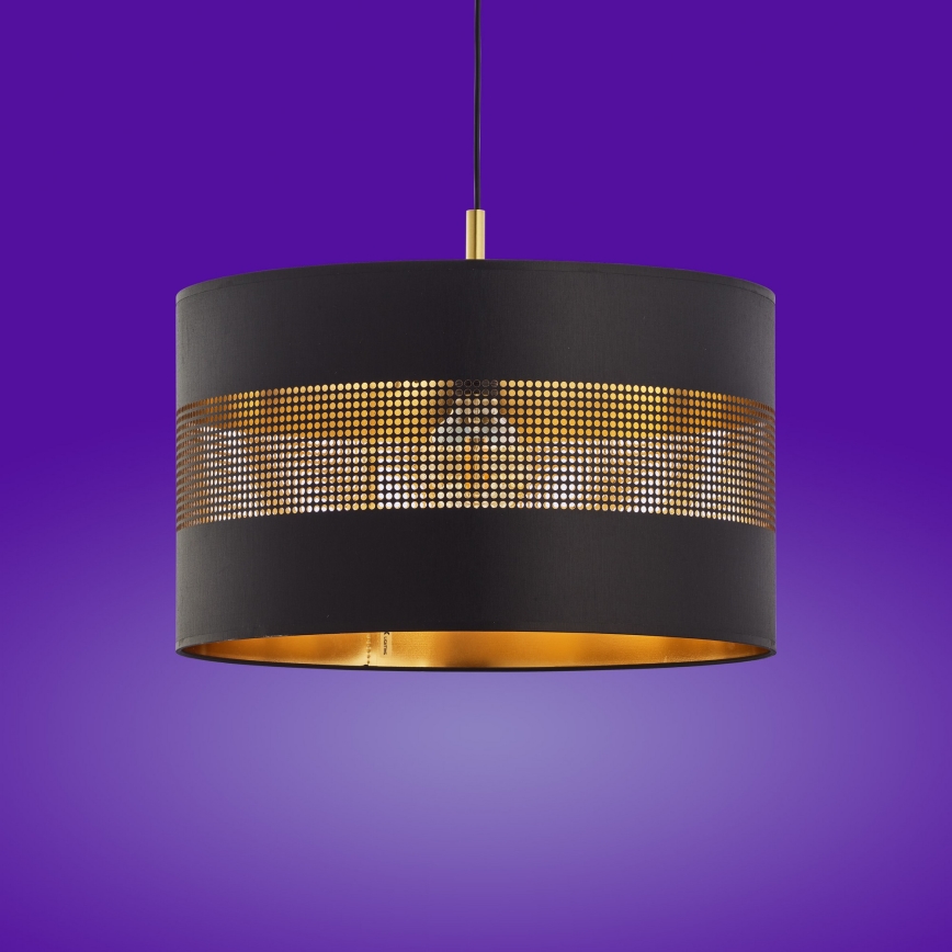 Chandelier on a string TAGO 1xE27/25W/230V black/gold