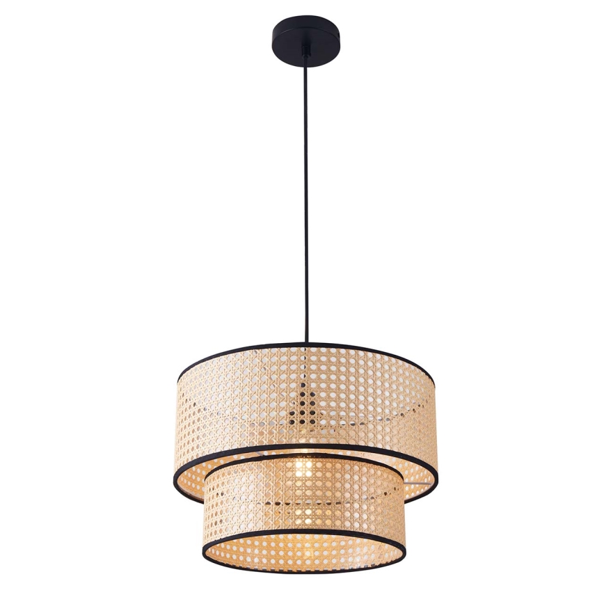 Chandelier on a string TAKARA 1xE27/20W/230V d. 40 cm beige
