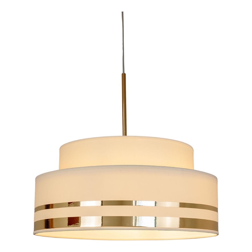 Chandelier on a string TAMI 1xE27/60W/230V beige/gold