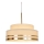 Chandelier on a string TAMI 1xE27/60W/230V beige/gold