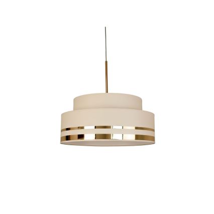 Chandelier on a string TAMI 1xE27/60W/230V beige/gold