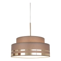 Chandelier on a string TAMI 1xE27/60W/230V d. 40 cm brown/gold