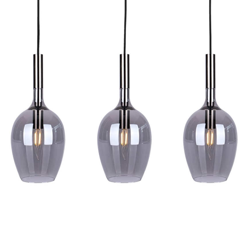 Chandelier on a string TANGO 3xE14/40W/230V black