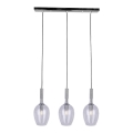 Chandelier on a string TANGO 3xE14/40W/230V clear