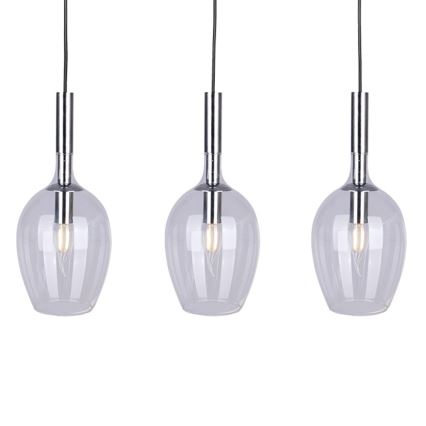 Chandelier on a string TANGO 3xE14/40W/230V clear