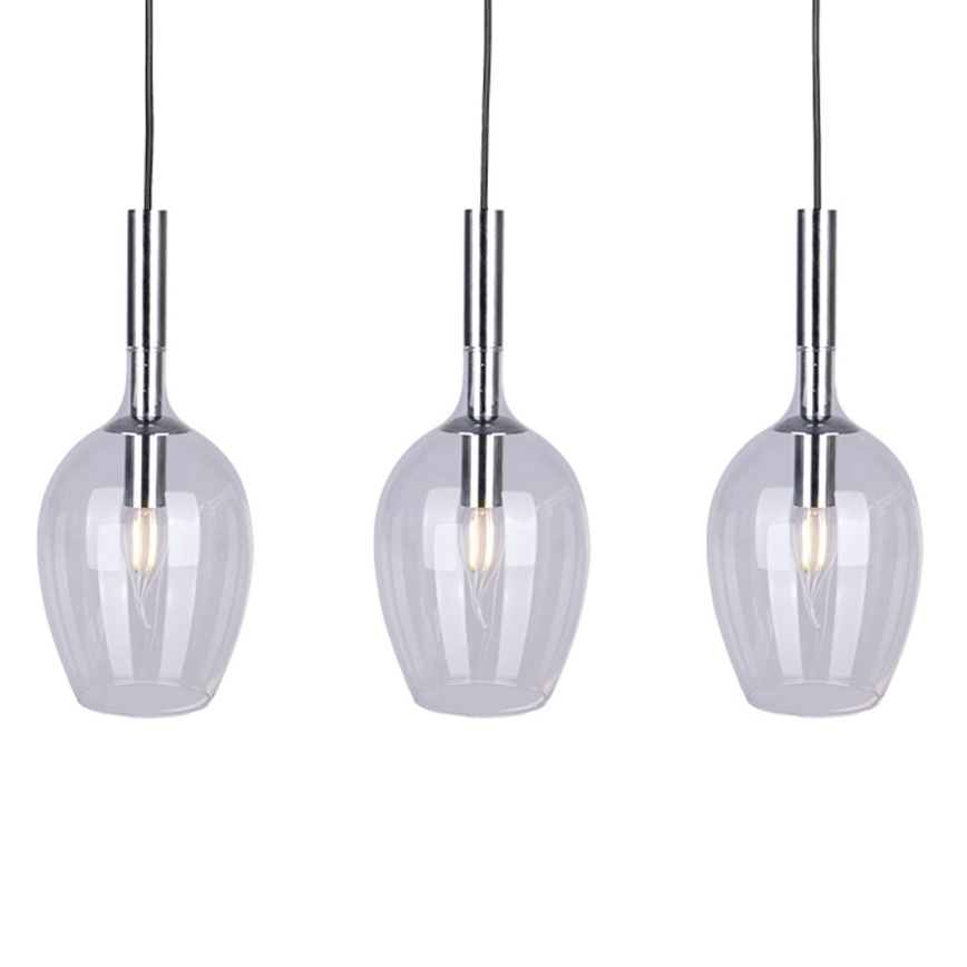 Chandelier on a string TANGO 3xE14/40W/230V clear