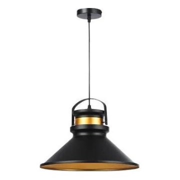 Chandelier on a string TAO 1xE27/60W/230V d. 37 cm black