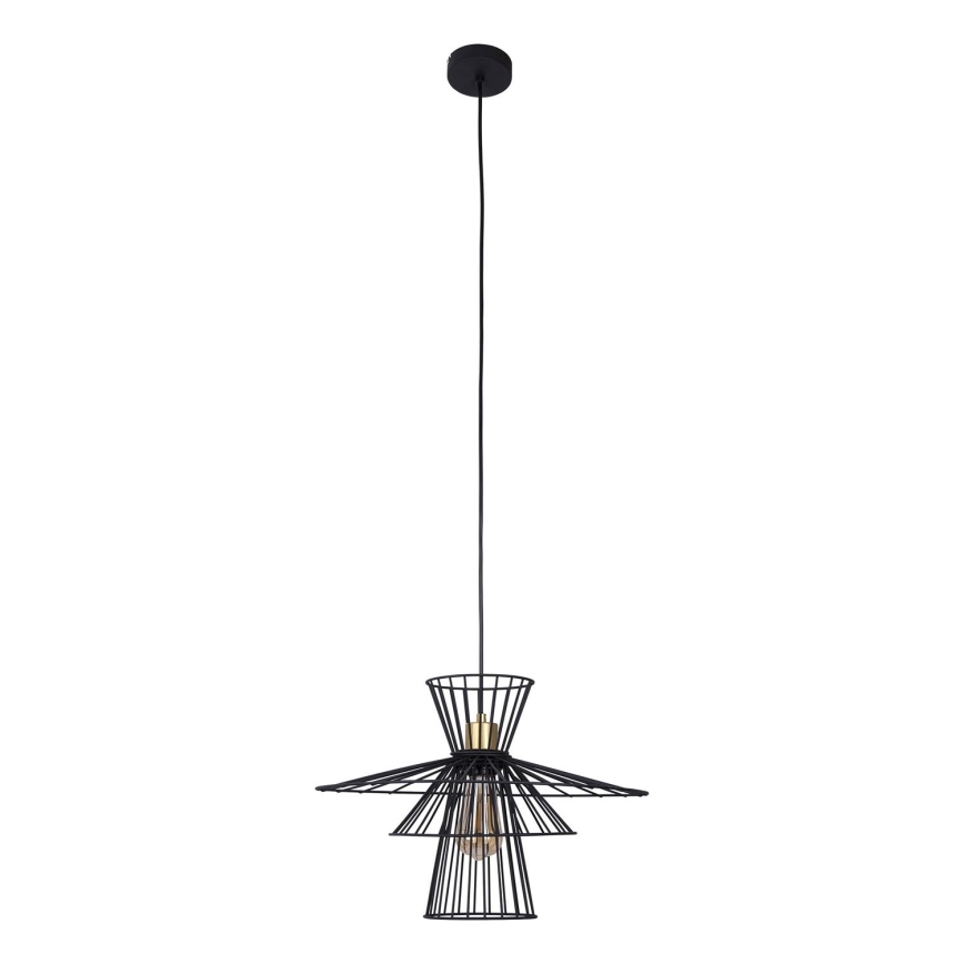 Chandelier on a string TAREK 1xE27/40W/230V black